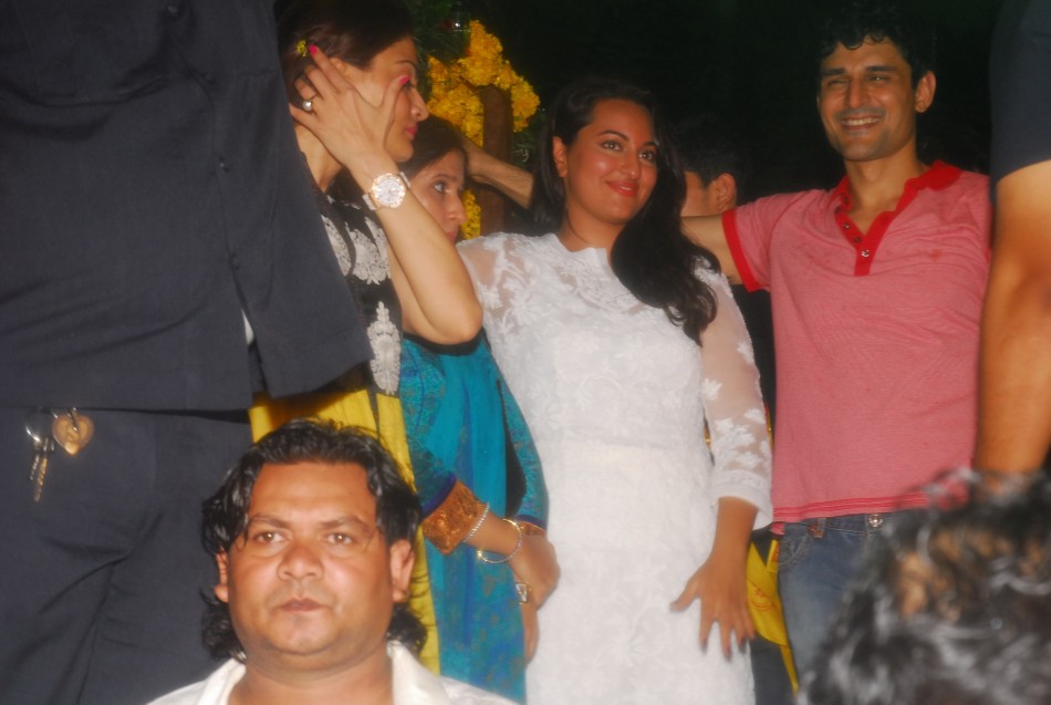 Sonakshi Sinha during Ganpati Visarjan Sonakshi Sinha