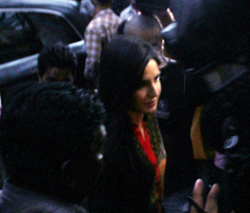 Katrina Kaif during Ganpati Visarjan Katrina Kaif