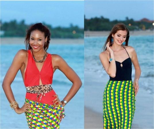 Miss World Jamaica 2013, Gina Hargitay and Miss World Ukraine 2013, Anna Zaiachkivska (Photo: Miss World Organisation) Miss World 2013