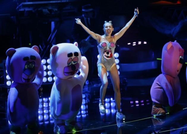 Singer Miley Cyrus performs Miley Cyrus