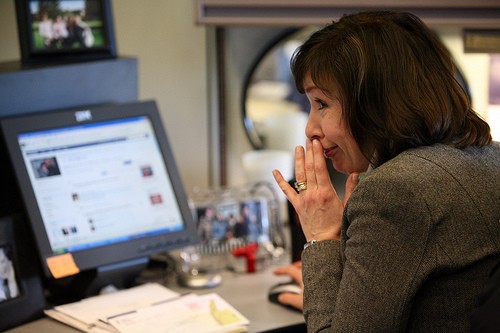 Social media, computer