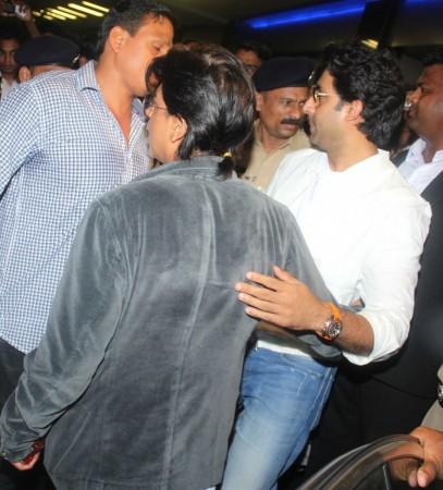 Shah Rukh Khan with Abhishek Bachchan Shah Rukh Khan, Abhishek Bachchan