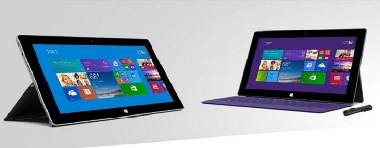 Surface 2 and Surface Pro 2