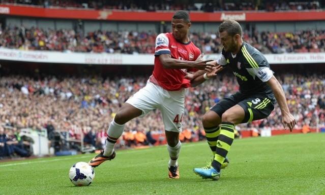 Arsenal playmaker Serge Gnabry could move to Southampton on loan Gnabry Arsenal Pieters Stoke
