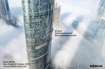 Nokia Teases Towering Abu Dhabi Sky Scrapper Snapshot Ahead of 22 October Nokia World Event