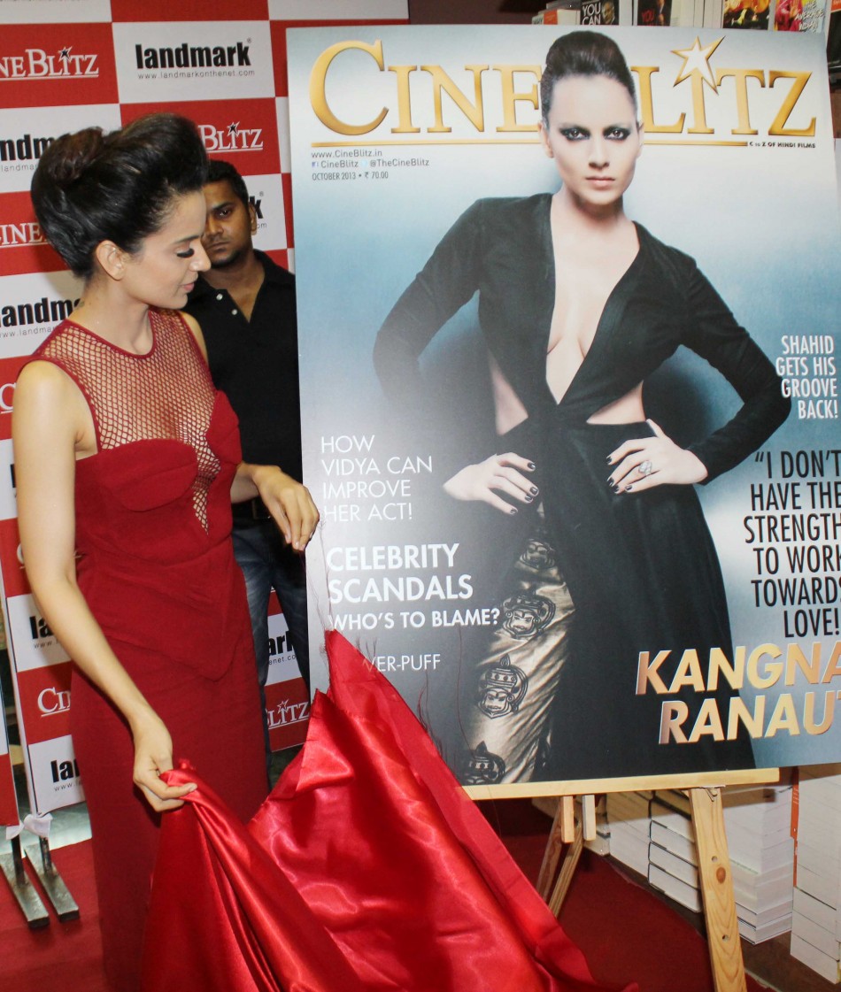 Kangna Ranaut at cover release of Cine Bitz Kangna Ranaut