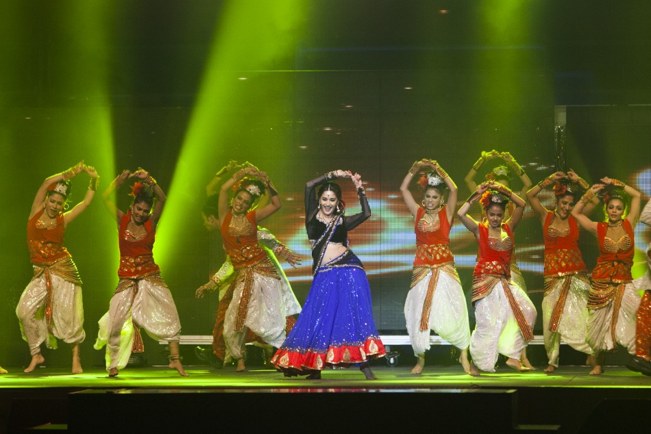 Madhuri Dixit Nene performing during Temptation Reloaded event Temptation Reloaded