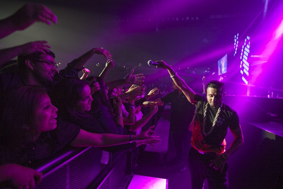 Honey Singh during Temptation Reloaded event Temptation Reloaded