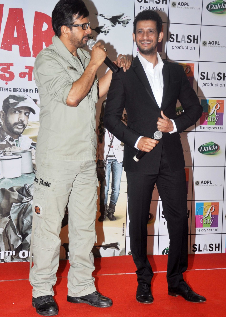Jaaved Jaffery, Sharman Joshi at promotin of' War Chor Na Yar' Jaaved Jaffery, Sharman Joshi