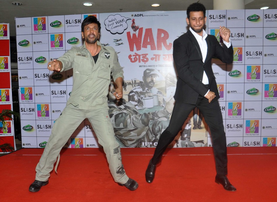 Jaaved Jaffery, Sharman Joshi at promotin of' War Chor Na Yar' Jaaved Jaffery, Sharman Joshi