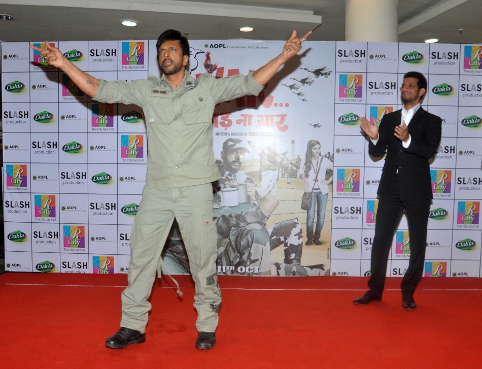 Jaaved Jaffery, Sharman Joshi at promotin of' War Chor Na Yar' Jaaved Jaffery, Sharman Joshi