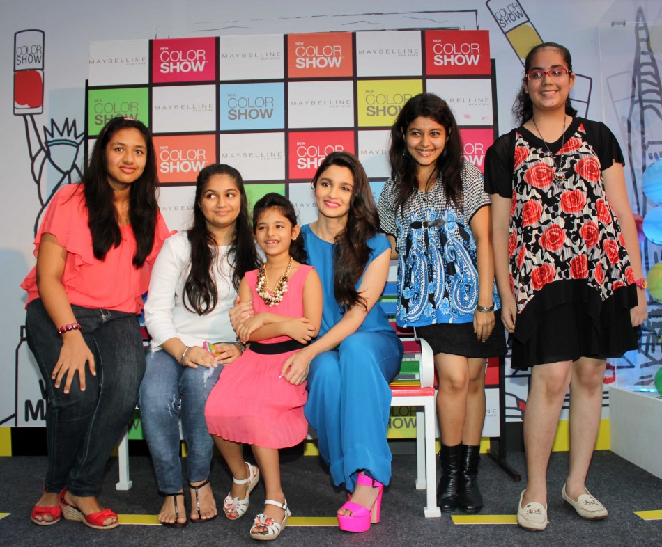Alia Bhatt at launch of 'color' show Alia Bhatt