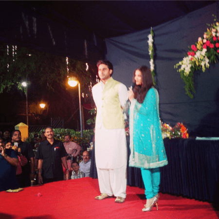 Aishwarya Rai, Abhishek Bachchan at Navratri celebration Aishwarya Rai, Abhishek Bachchan