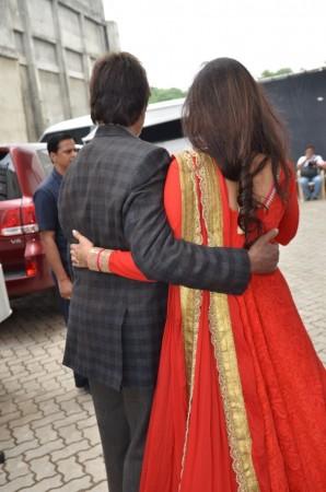 Amitabh Bachchan,Tabu at Mehboob studio Amitabh Bachchan,Tabu