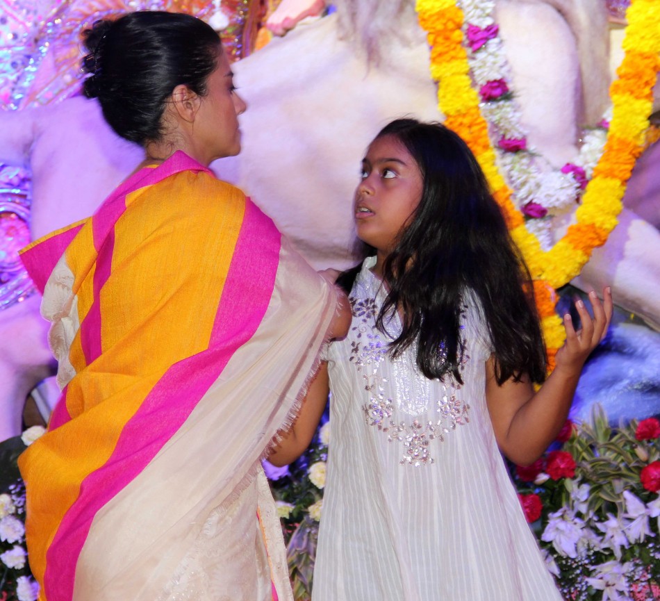 Kajol with daughter Nysa