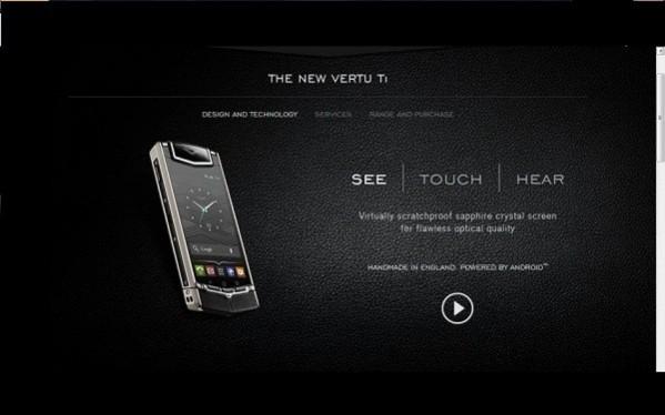 Vertu Constellation (Credit: Vertu.com) Vertu Constellation