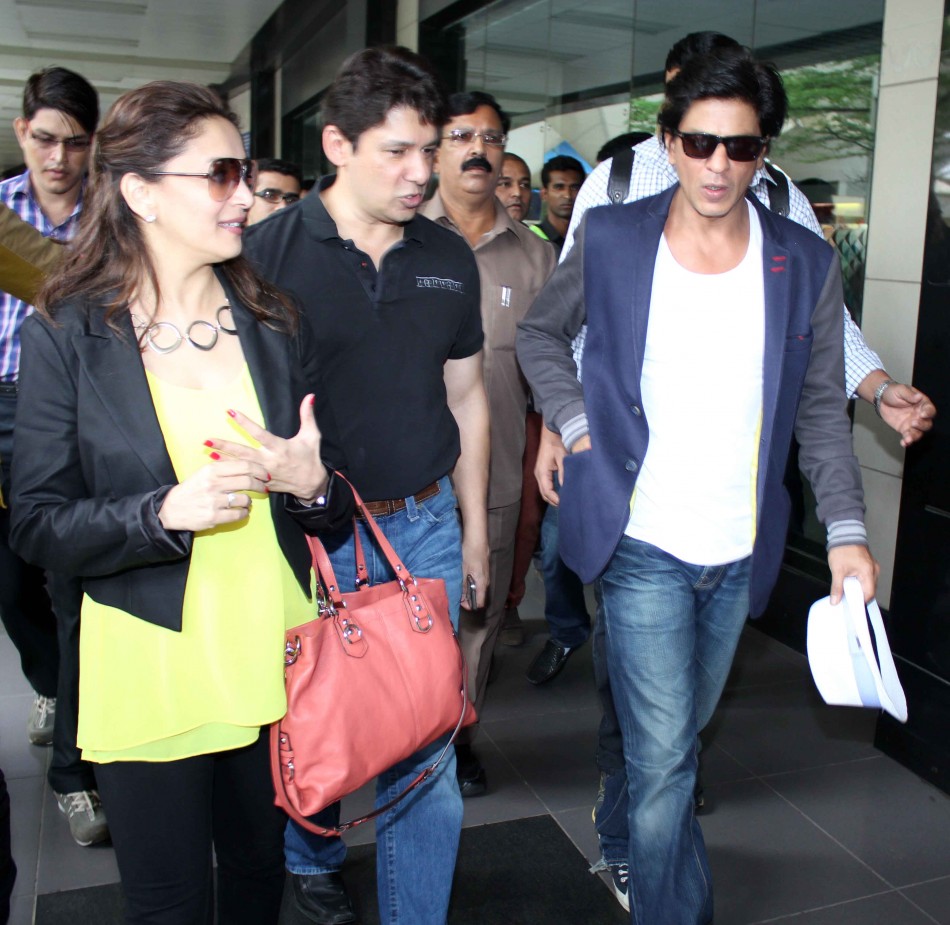 Shah Rukh Khan, Madhuri Dixit, Jacqueline Fernandez Return to Mumbai ...