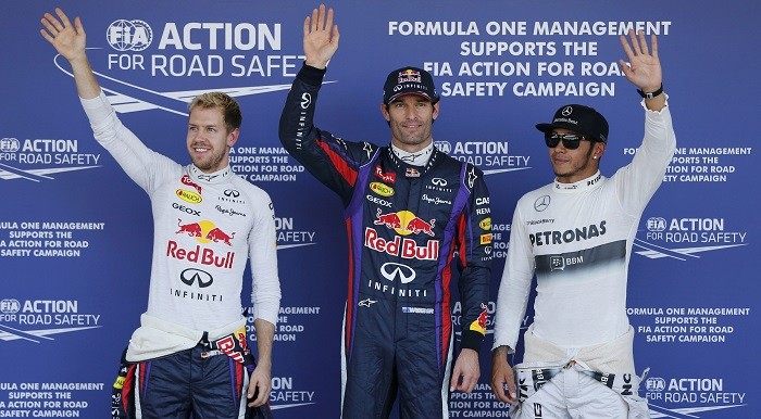 Vettel Webber Hamilton