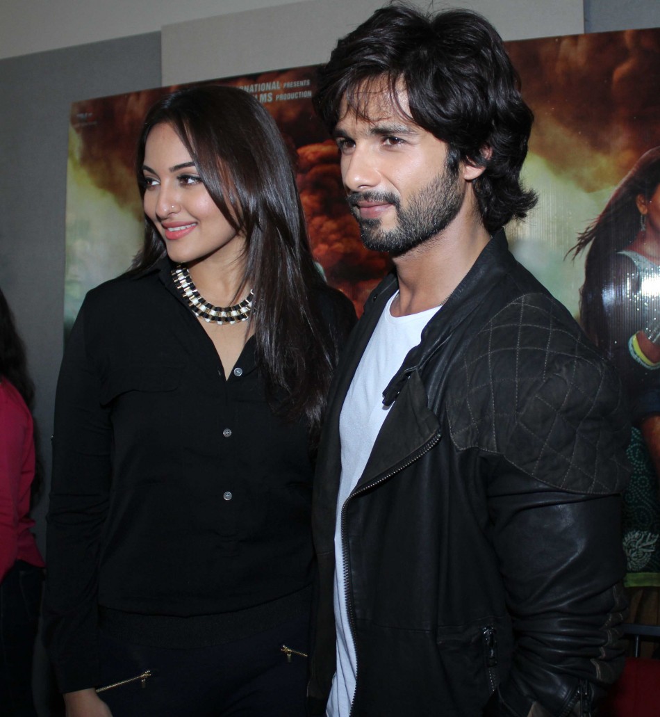 Shahid Kapoor,Sonakshi Sinha