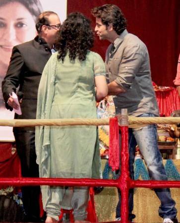 Hrithik Roshan at Dussehra Celebrations in Vile Parle Hrithik Roshan
