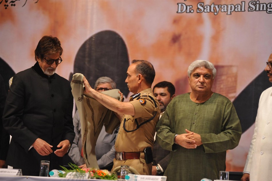 Amitabh Bachchan, Javed Akhtar, Satyapal Singh