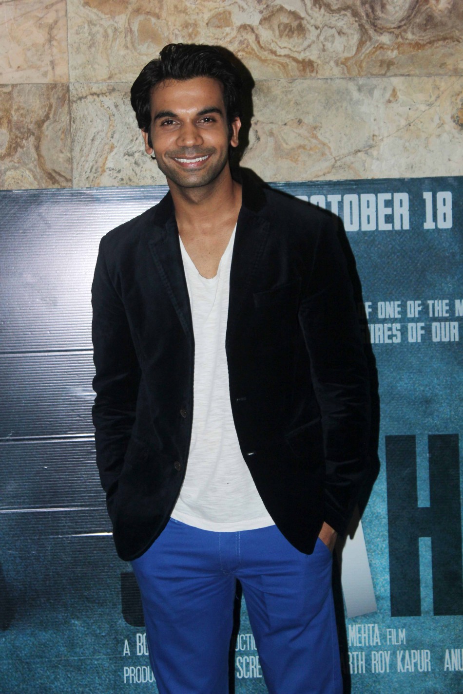 Raj Kumar Yadav  at the special screening of  Raj Kumar Yadav