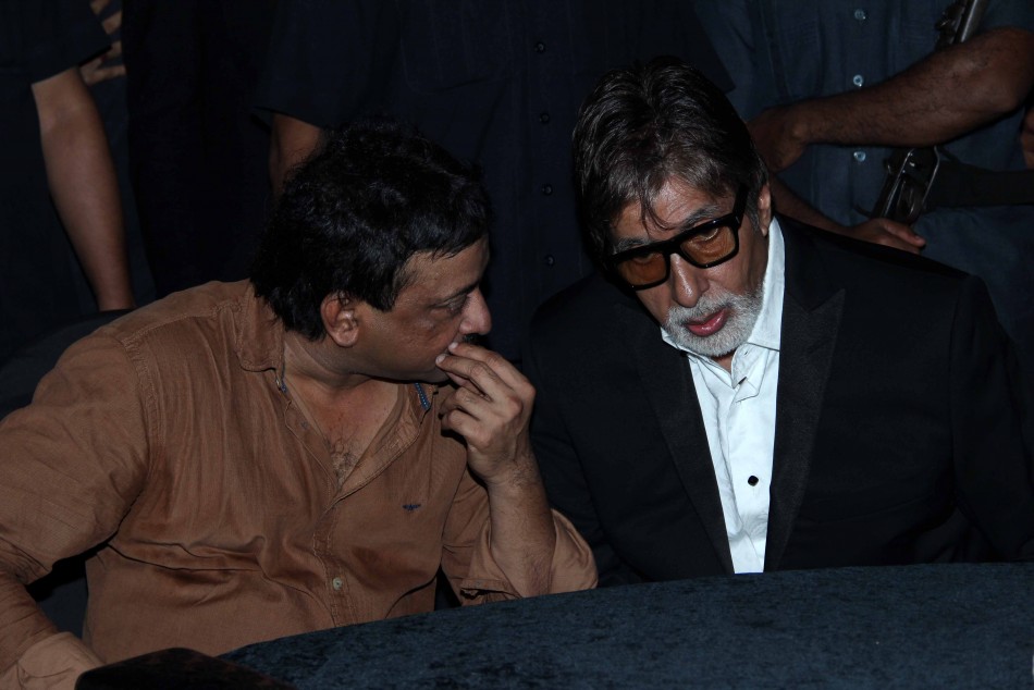 Amitabh Bachchan and Ram Gopal Varma at the party Amitabh Bachchan and Ram Gopal Varma at the party