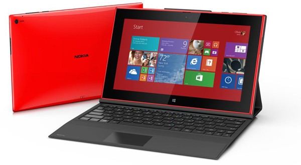 Nokia Lumia 2520 with Nokia Power Keyboard cover
