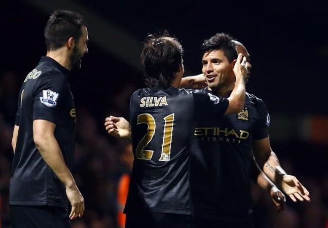Manchester City Aguero Silva Negredo