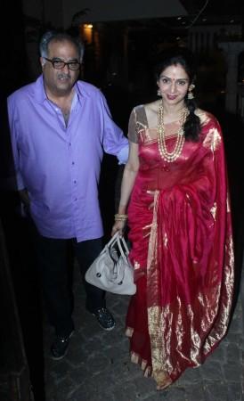Boney Kapoor and Sridevi Karva Chauth