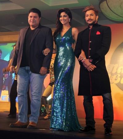 Shilpa Shetty, Terence Lewis and Sajid Khan (Varinder Chawla) Shilpa Shetty, Terence Lewis and Sajid Khan (Varinder Chawla)