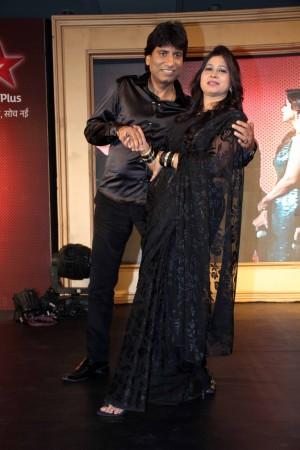 Comedian Raju and Shika Shrivastav (photo Varinder Chawla) Comedian Raju and Shika Shrivastav (photo Varinder Chawla)