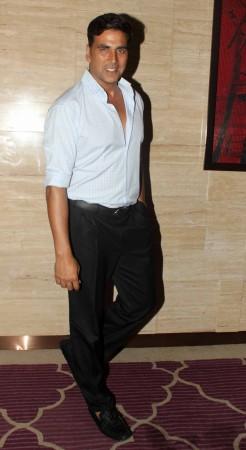 Akshay Kumar at Asin Thottumkal's birthday Akshay Kumar