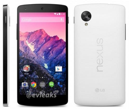 Google Nexus 5 leaked image