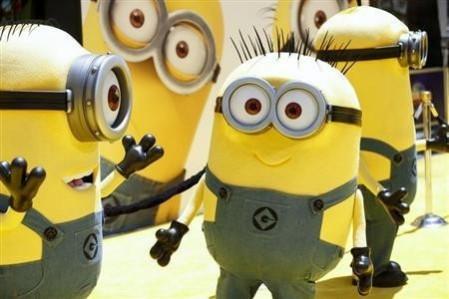 Minion characters pose on the yellow carpet arrivals area at the American premiere of the animated film ''Despicable Me 2'' at Universal CityWalk and Gibson Amphitheatre in Universal City, California June 22, 2013. Minion