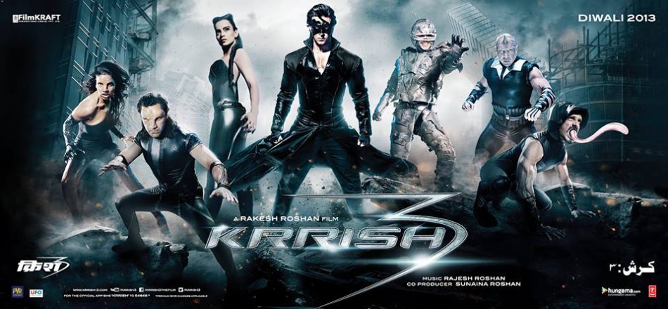 Krissh 3 poster (Facebook Official page Krrish 3)