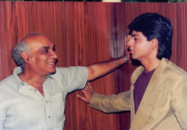 Shah Rukh Khan with Yash Chopra Shah Rukh Khan