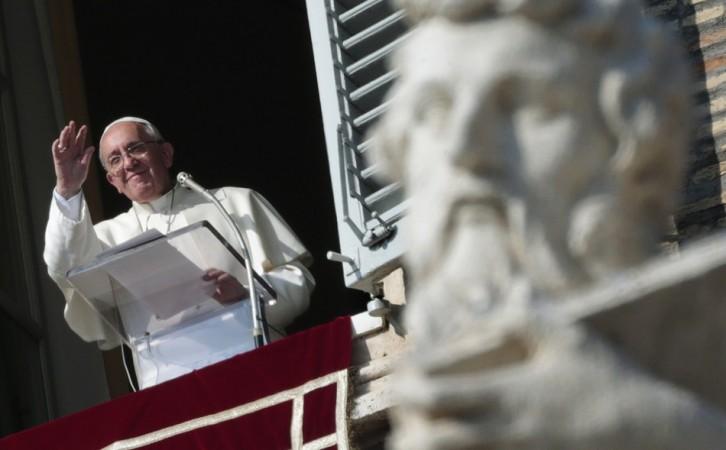 Pope Francis leads the Angelus prayer