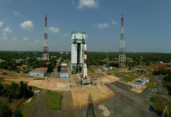 Panaromic view of PSLV C25