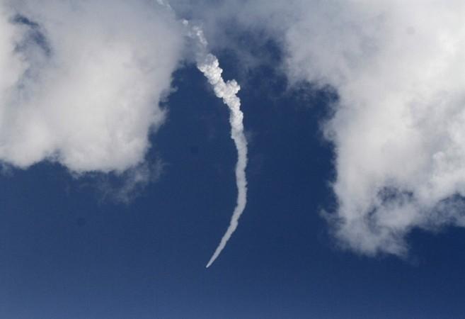 India's Polar Satellite Launch Vehicle, carrying the Mars orbiter, blasts off from the Satish Dhawan Space Centre in Sriharikota Mangalyaan