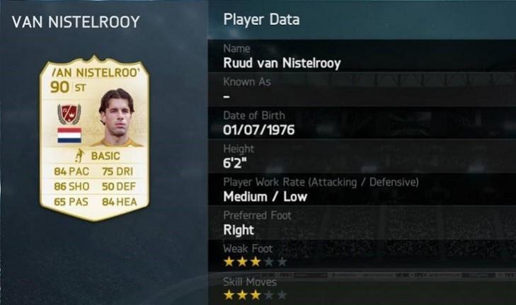 Top ten legends in FIFA Ultimate Team (Facebook) FIFA Ultimate Team Legends