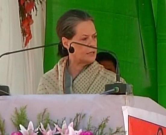 Sonia Gandhi at Bastar, Chhattisgarh Sonia Gandhi at Bastar, Chhattisgarh