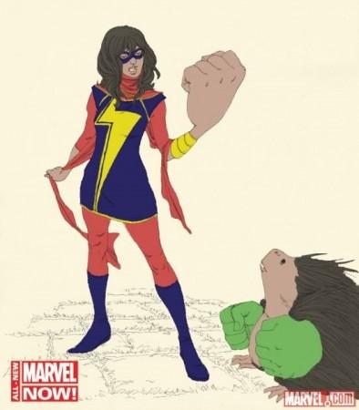 Kamala Khan as new superhero (marvel.com) Marvel Comics