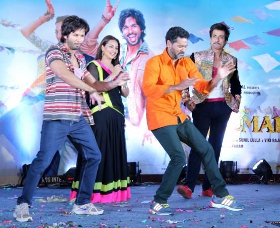 Shahid Kapoor, Prabhu Deva and Sonakshi Sinha at Shahid Kapoor, Sonakshi Sinha, Prabhu Deva