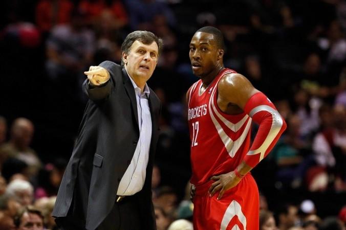 Houston Rockets coach Kevin McHale wants his team to come up with a improved performance against Warriors tonight Dwight Howard Kevin McHale Houston Rockets