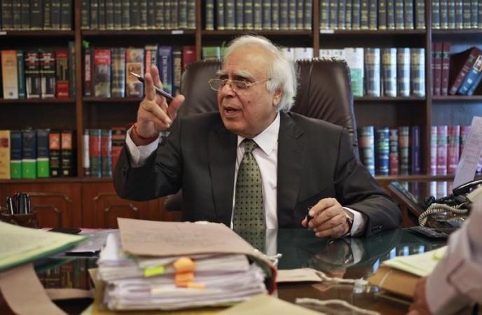 Union Law Minister Kapil Sibal