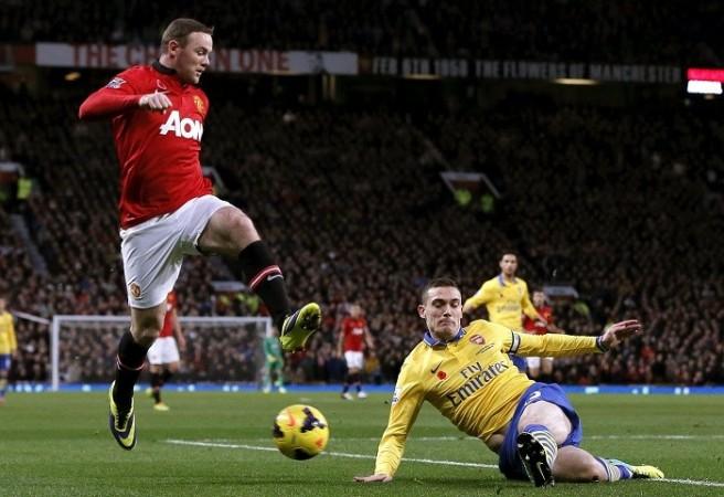 Vermaelen Arsenal Rooney Manchester United