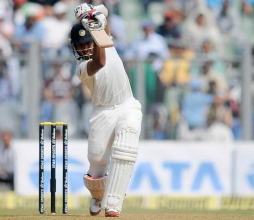 Cheteshwar Puajara in full flow against the West Indies. BCCI Cheteshwar Pujara