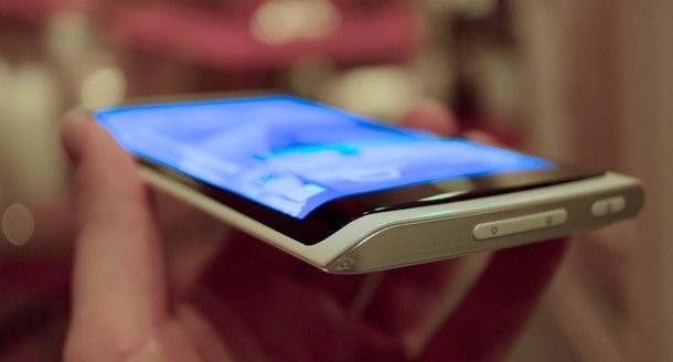 Samsung curved phone screen