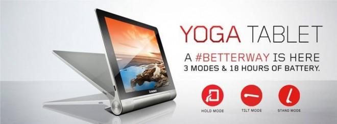 Lenovo Yoga Tablet (Credit : Lenovo India/Facebook)